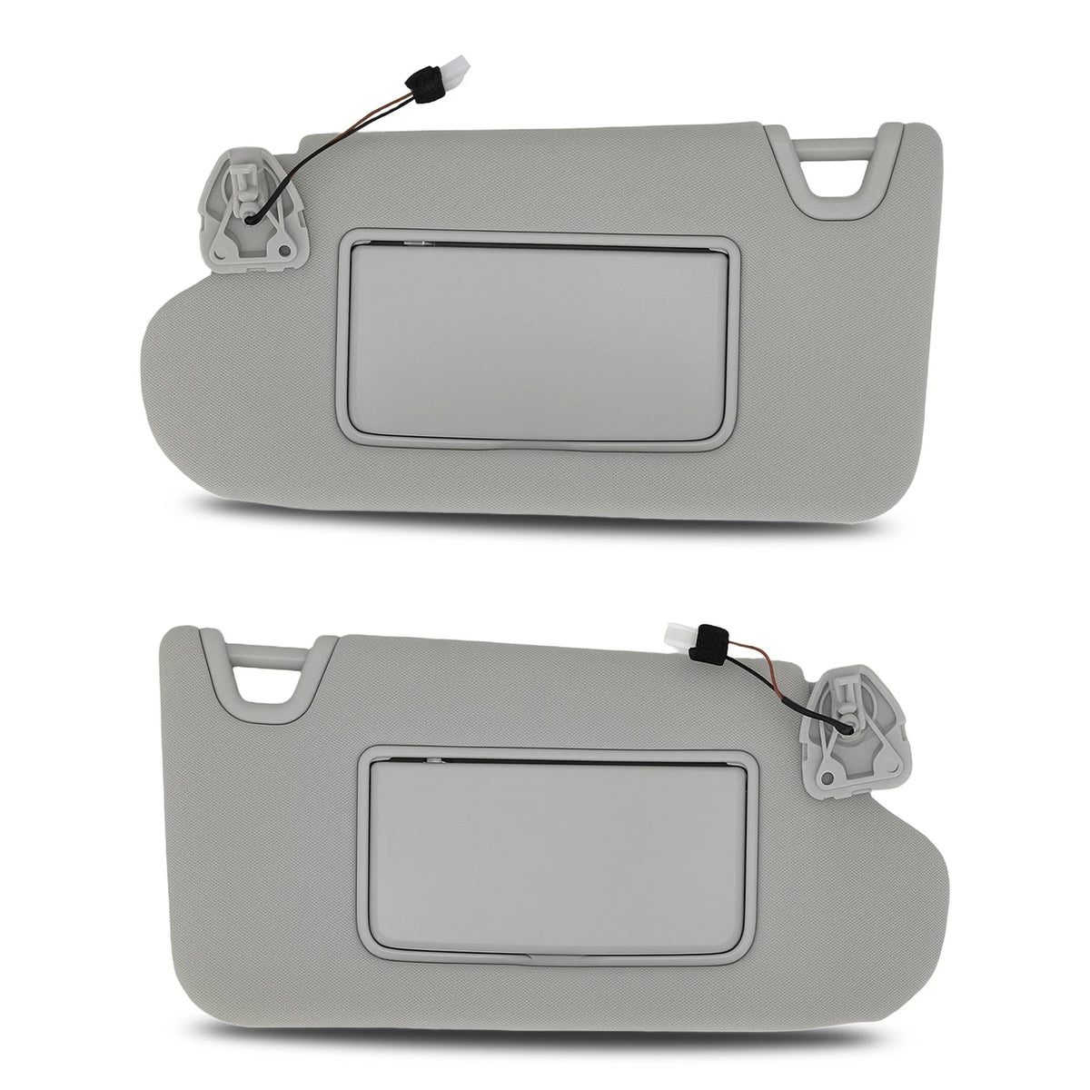 Beige Sun Visor Set with Light for Nissan Altima (2013–2018) P603Z5