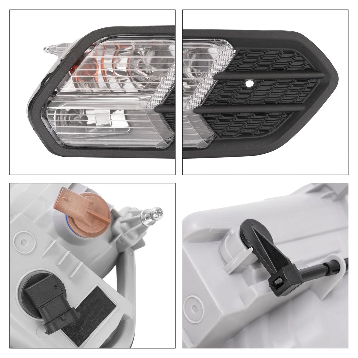 Passenger Side Fog Light with Bulb & Cover for Ford Escape (2017–2019)