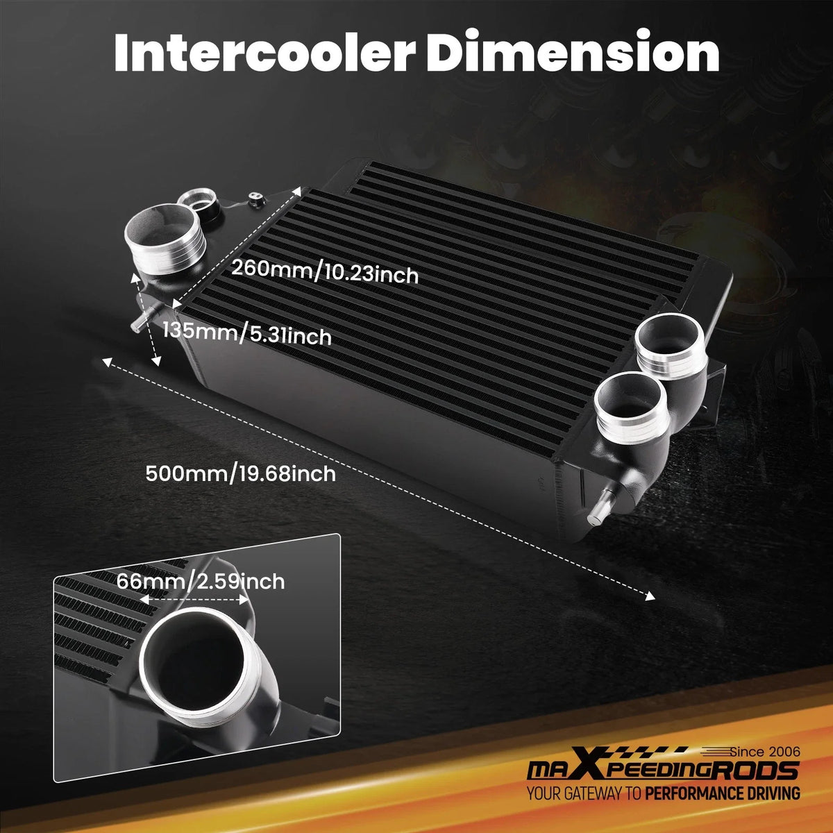 Bar and Plate Intercooler for Ford F-150 EcoBoost (2015–2020)