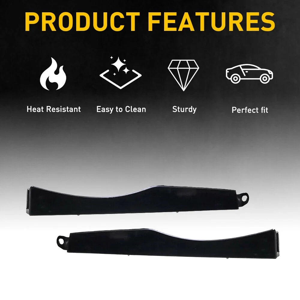 Set of 2 Headlight Filler Trim Panels for Toyota Tacoma (2005–2011)