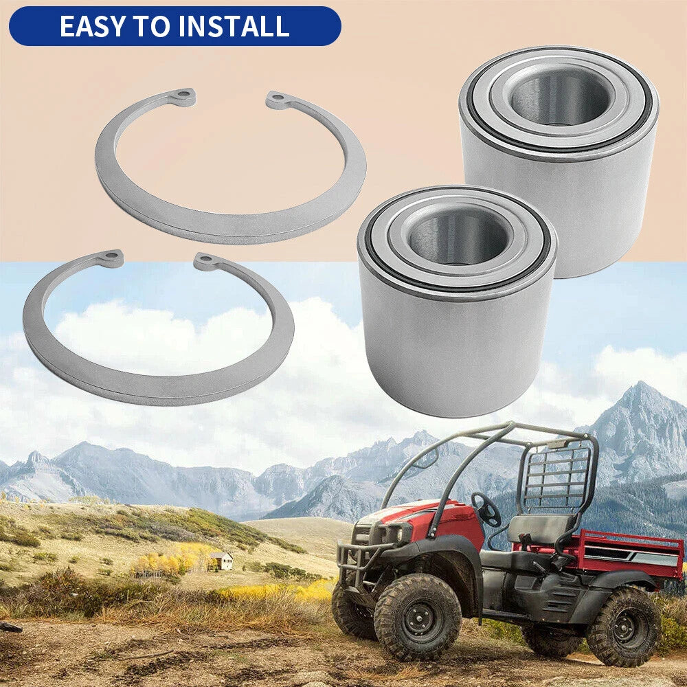 Front Wheel Bearing Kit for Kawasaki Mule 600/610/SX KAF400 (2005–2023) 92045-0102, 92045-0028