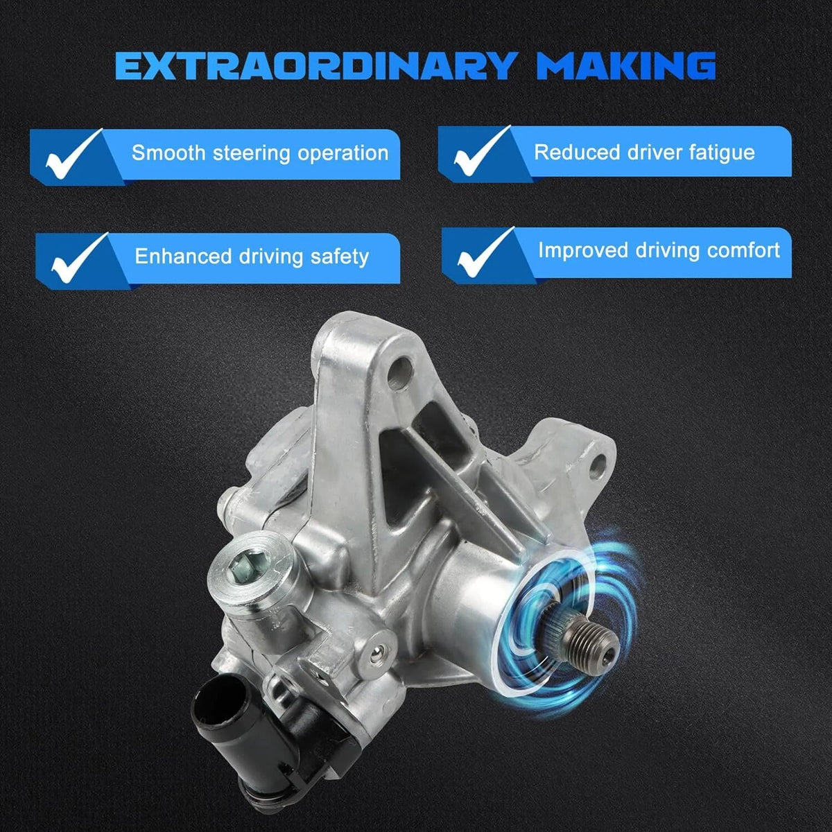Power Steering Pump for Honda Accord (2003–2005) 21-5341, 56100-RAA-A01
