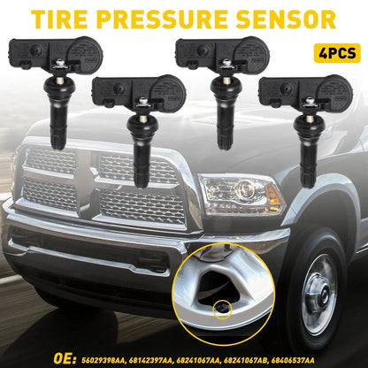 4X Tire Pressure Sensor TPMS for Ram 1500 2500 3500 (2011–2013) EXV