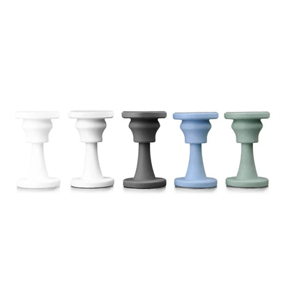 Silicone Wall/Door Stopper Set for Home (Punch Free, Silent)