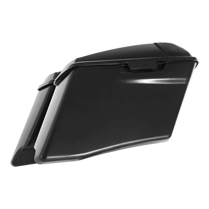 CVO Style Stretched Hard Saddlebags + 5x7" Speaker Lid for Harley (2014–2023)