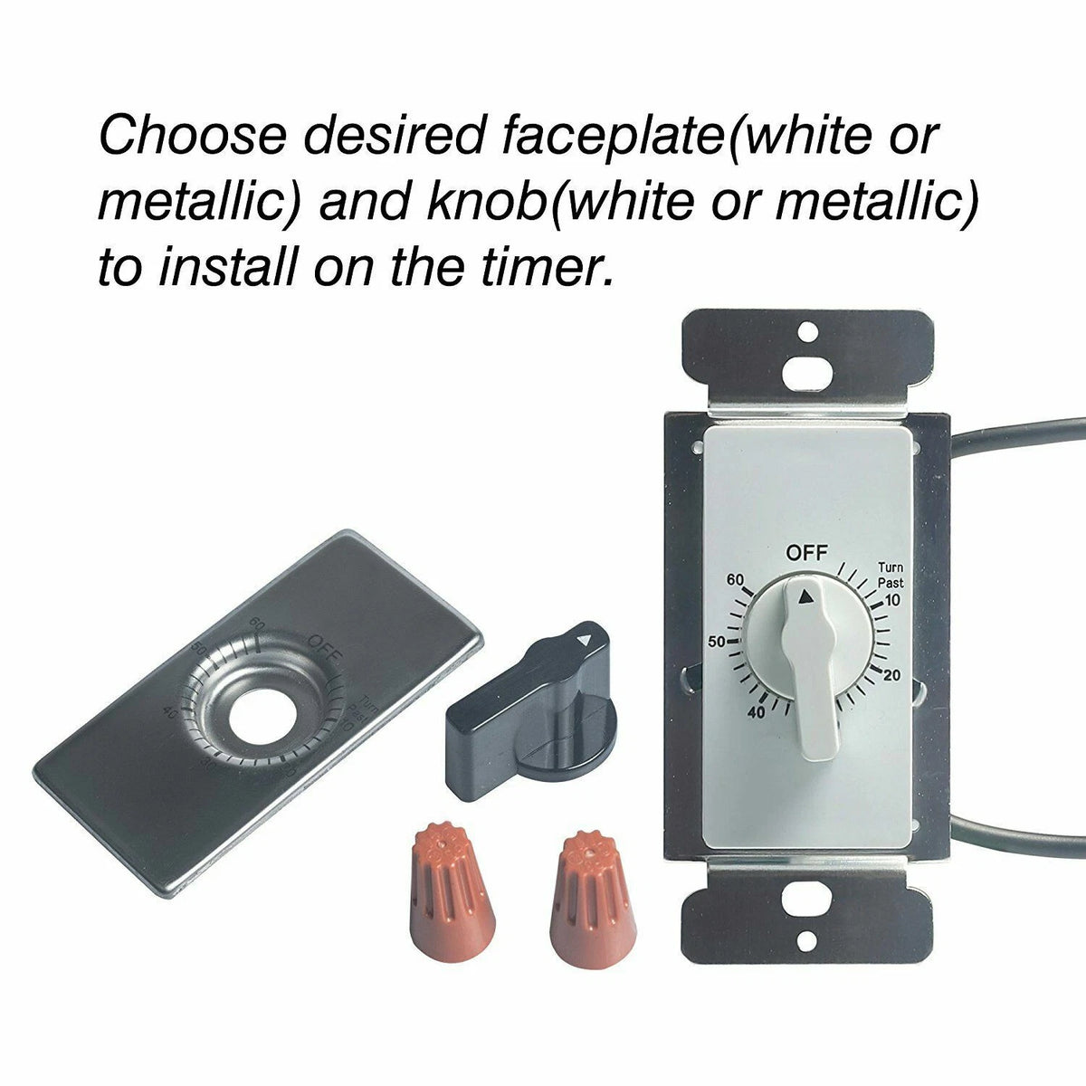 60-Minute In-Wall Countdown Timer for Heavy Duty Applications