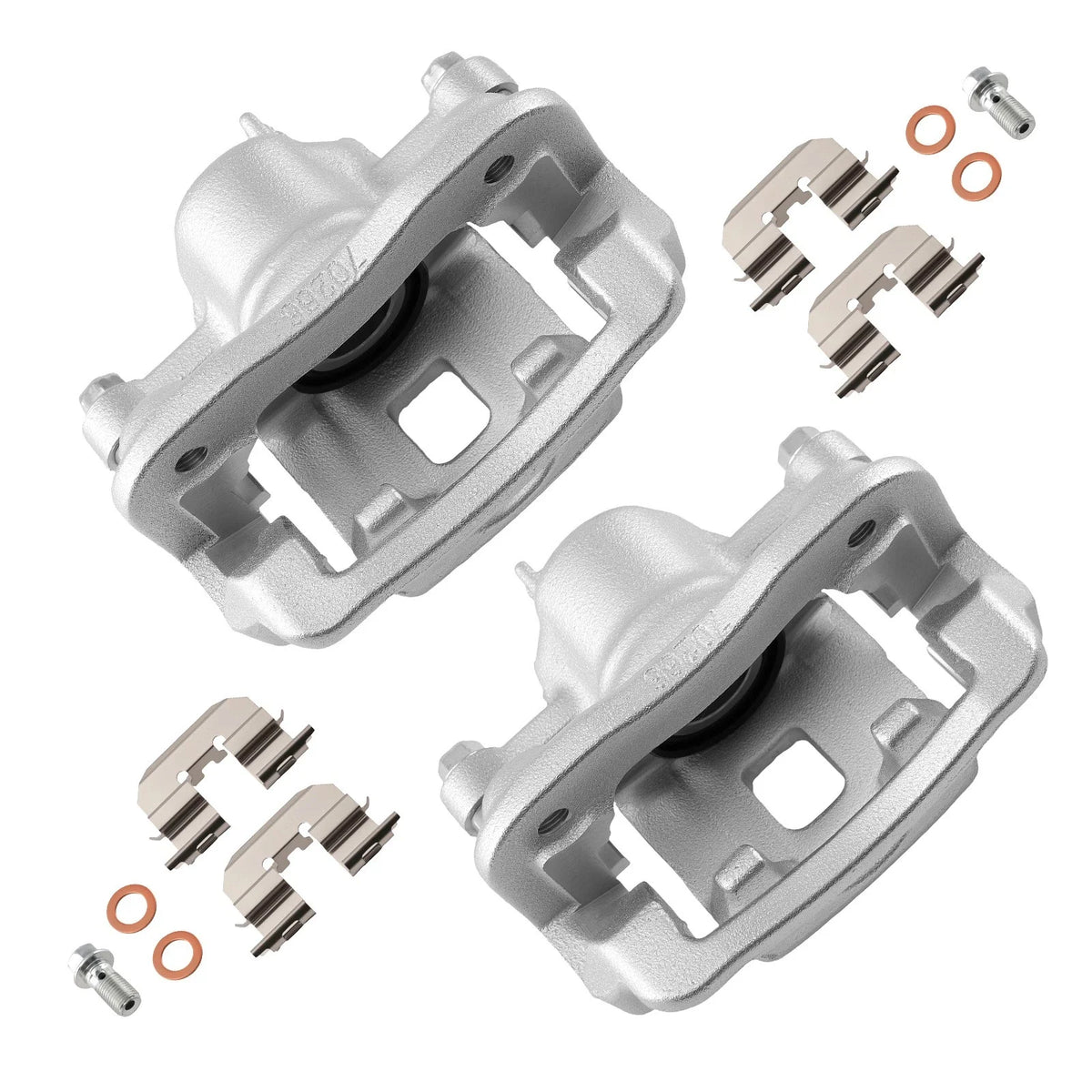 Set of 2 Rear Disc Brake Calipers for Hyundai Sonata (2008–2010) 19B3413A 19B3412A