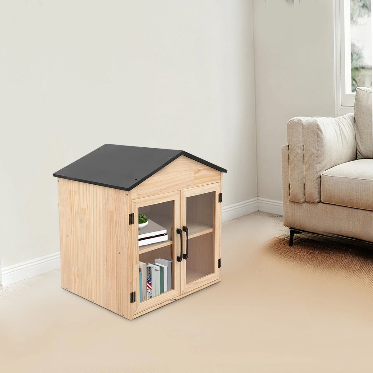 Outdoor Library Book Box Storage Cabinet for Little Literature