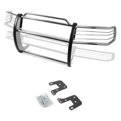 Front Bumper Brush Grille Guard Protector Chrome for Dodge Ram 1500-3500 (1994–2001)