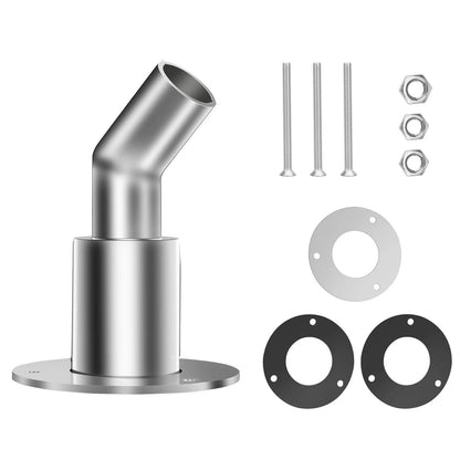 304 Stainless Steel Thru Hull Exhaust Outlet for Marine Applications