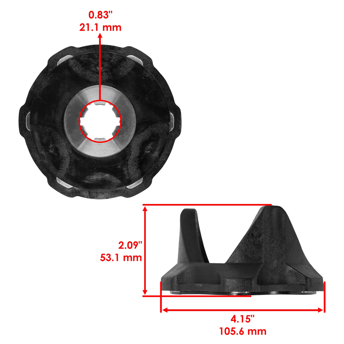 Clutch CVT Driven Pulley Cam Helix for Can-Am Outlander 650 4X4 6X6 (2006–2019) MS118