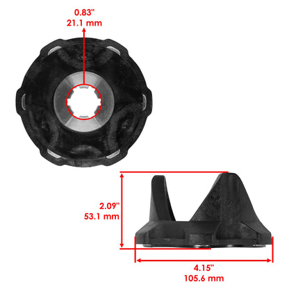 Clutch CVT Driven Pulley Cam Helix for Can-Am Outlander 650 4X4 6X6 (2006–2019) MS118