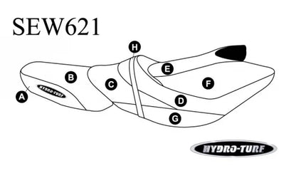 Seat Cover for Kawasaki Ultra 310R, 310X SE (2014–2016)