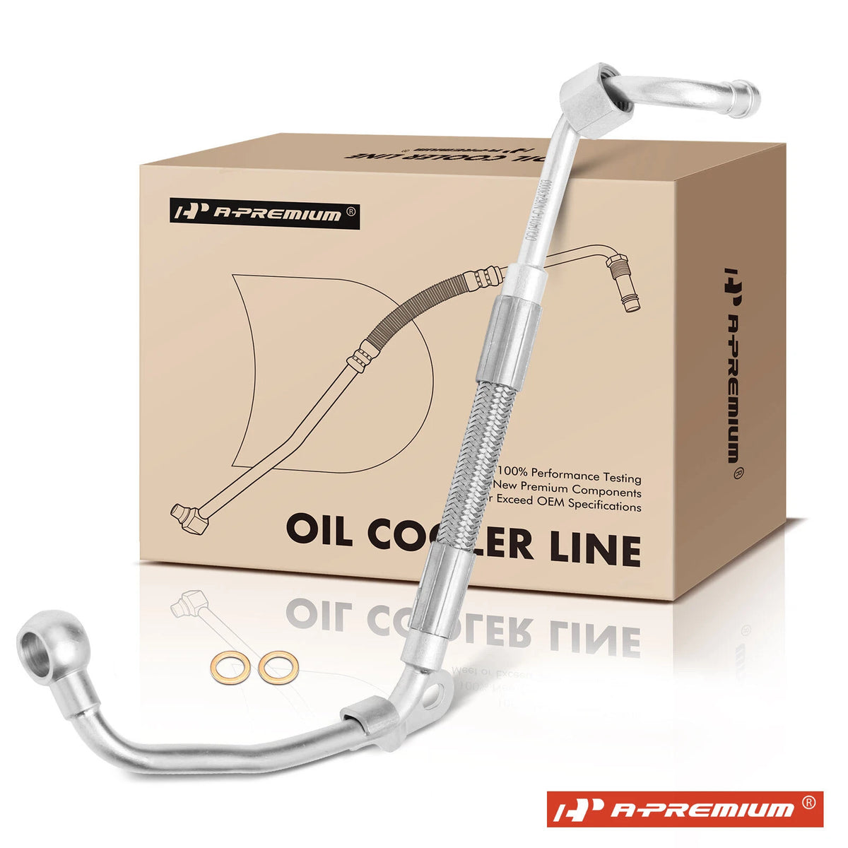 Turbocharger Oil Line for Audi A4 A6 Quattro S4 (1996–2004) 078145777C, 5804011