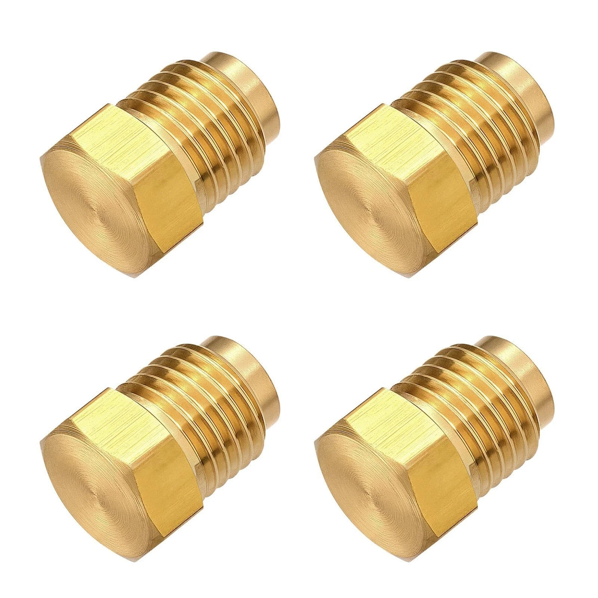 4PC Brass Brake Line Plug and Cap Kit for Universal Applications
