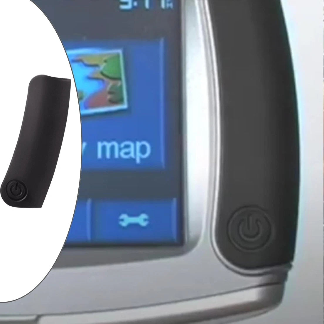 Rubber Right Side Power Button Pad for Garmin Zumo 450 500 550 (2005–2008)