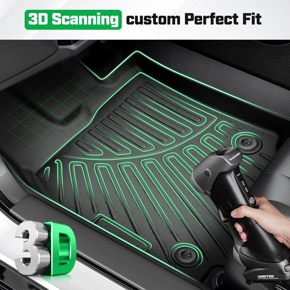 AllWeather Floor Mats for Dodge Ram Promaster 1500/2500/3500 (2018–2025)