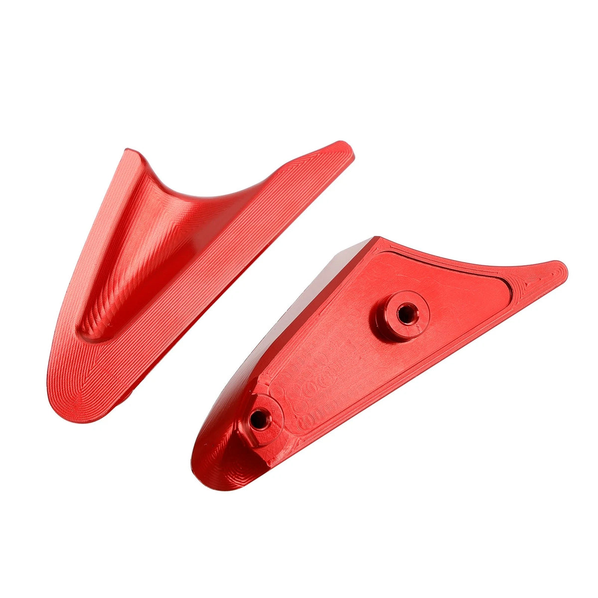 Red mirror delete blanking block off plates for Ducati Panigale 1199 899 (2012–2015) M529-A226-Red