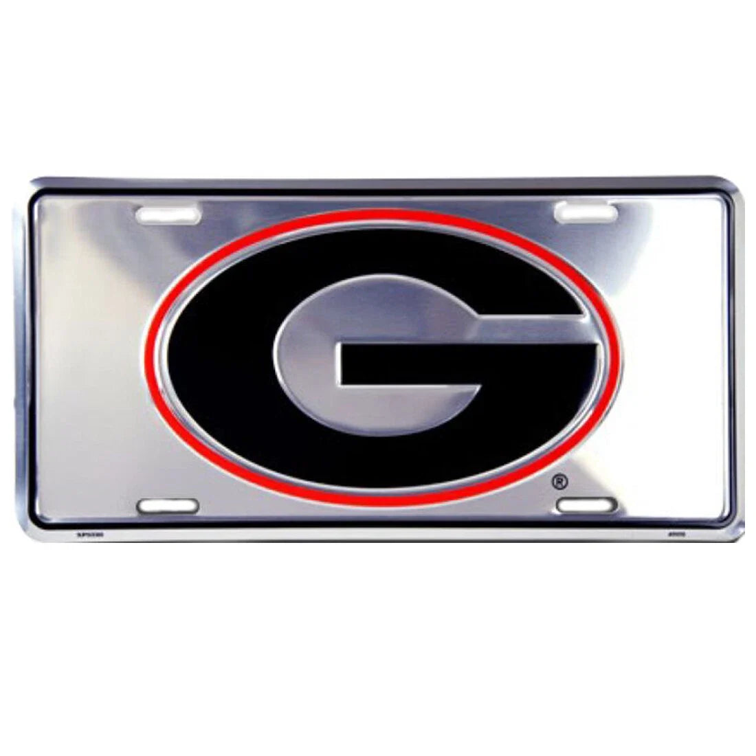 Georgia Bulldogs Aluminum License Plate Sign Tag 6x12