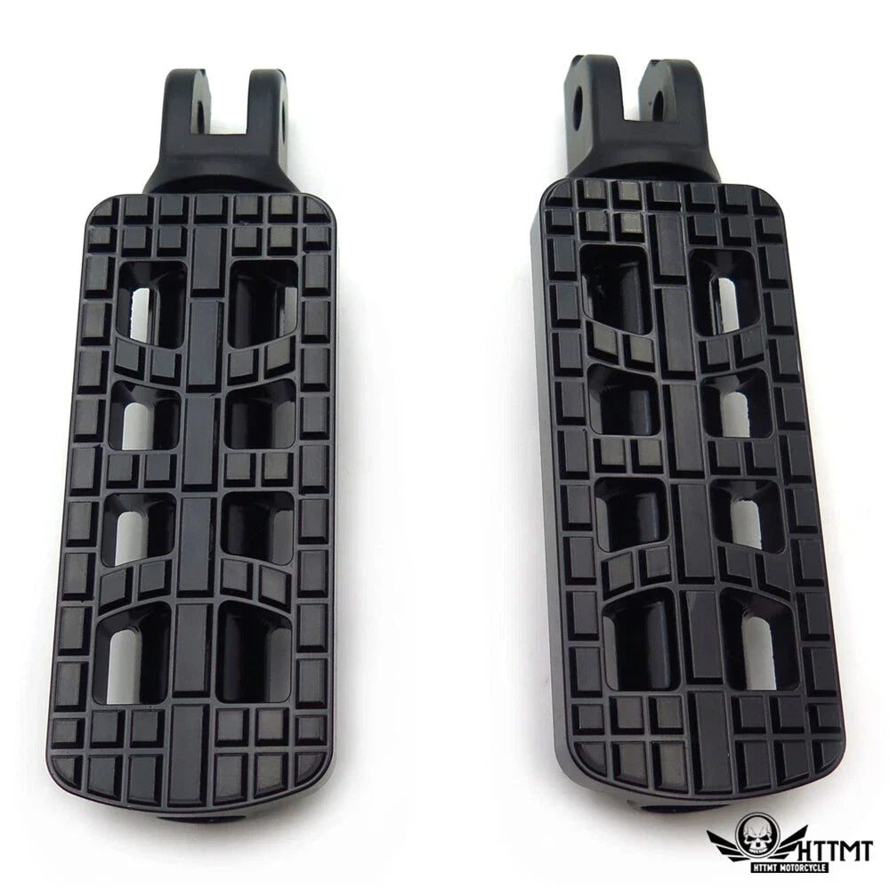 CNC Rider Footpegs for Harley Breakout FXBR (2018–2019) - Black, Raised Knubs