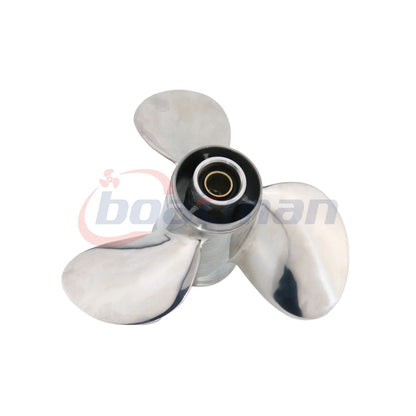 Stainless Steel Propeller 9 7/8x12 for Yamaha 20-30HP + Hardware Kit