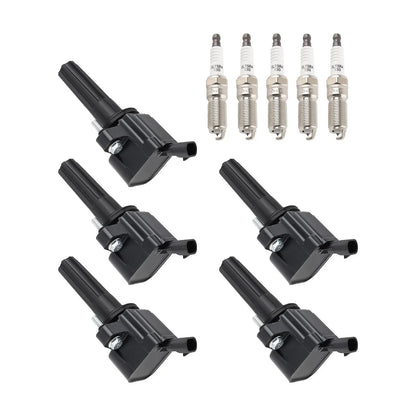 5X Ignition Coils + Spark Plugs for GMC Canyon (2007–2012) UF497 LTR5GP