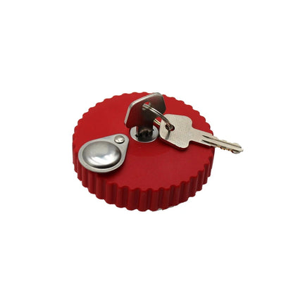 Red Fuel Cap with Vent Hole for Massey Ferguson (Fits 1698042M91, 963023M1)
