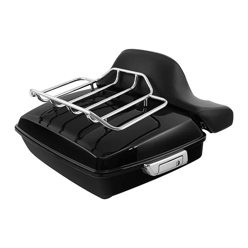 Chopped Trunk Backrest Pad for Harley Touring Road King (2014–2026)