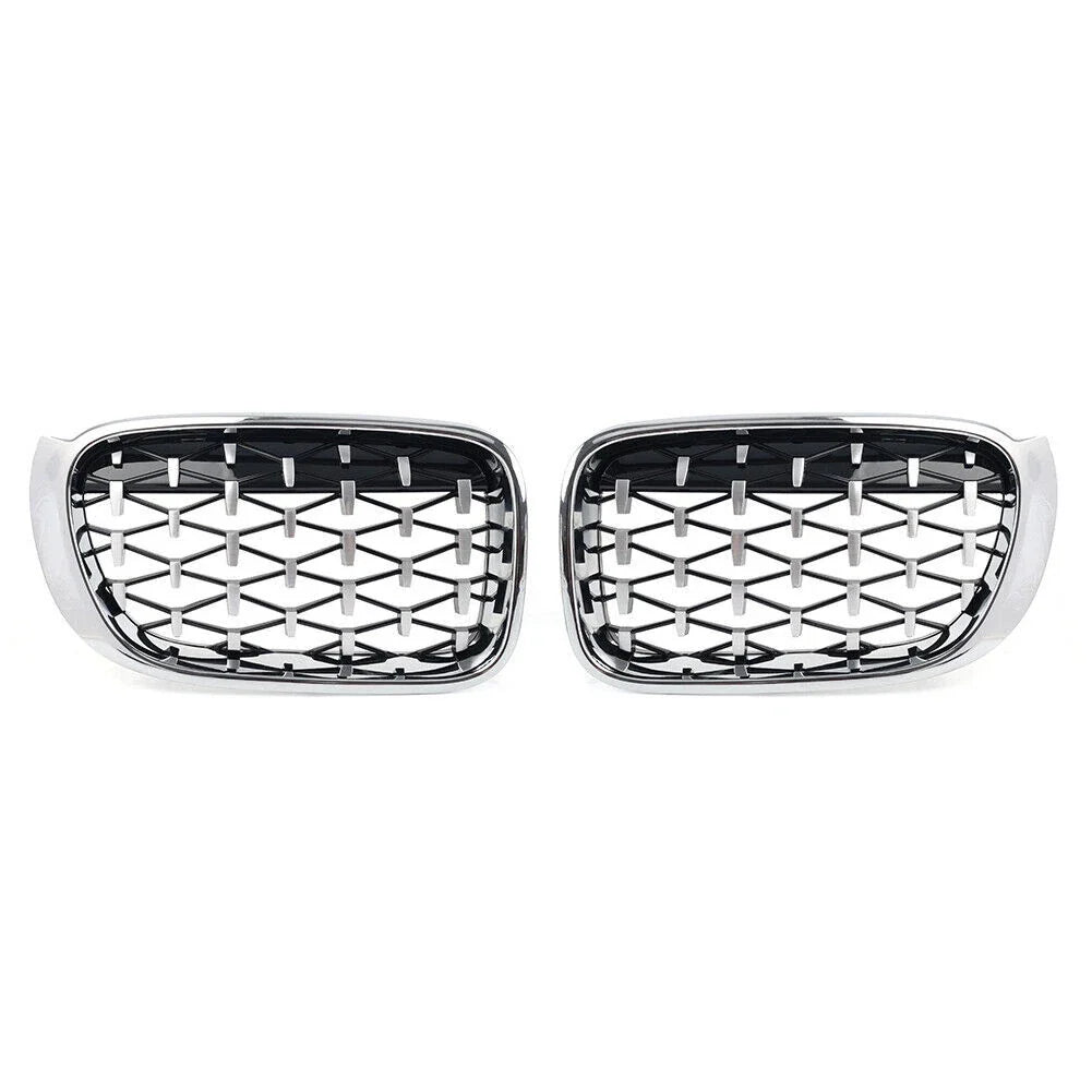1 Pair Front Bumper Kidney Grille for BMW X3 F25 X4 F26 (2014–2017)