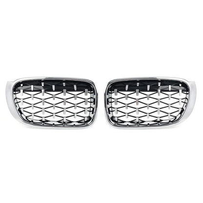 1 Pair Front Bumper Kidney Grille for BMW X3 F25 X4 F26 (2014–2017)