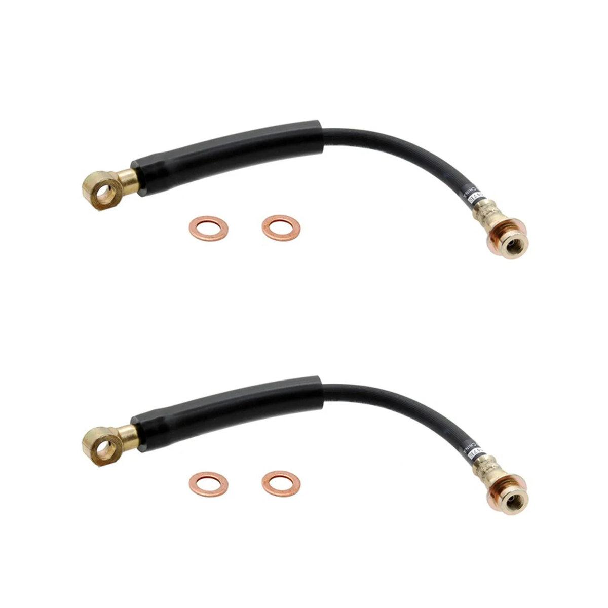 Set of 2 Front Brake Hydraulic Hoses for ACDelco Caballero Century Cutlass Salon