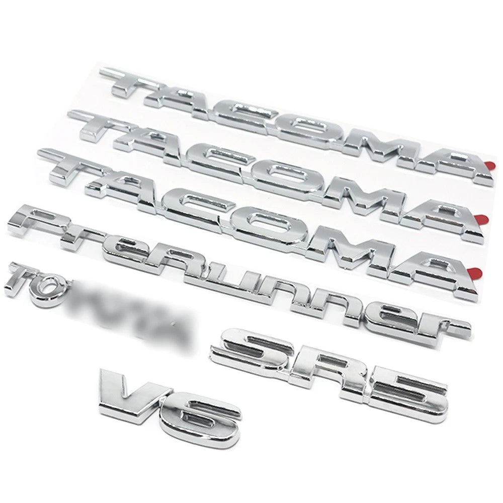 7Pcs Emblems for Tacoma (2005–2015) Side Door & Tailgate Letters