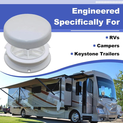 RV Roof Mushroom Vent with Water Guard for Keystone RV Trailers