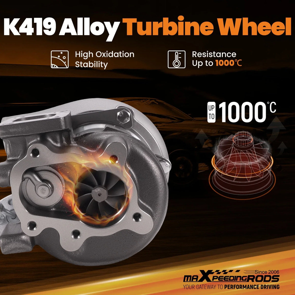 GT2860 GT2871 T25 Turbo Universal Billet Compressor Wheel Turbocharger