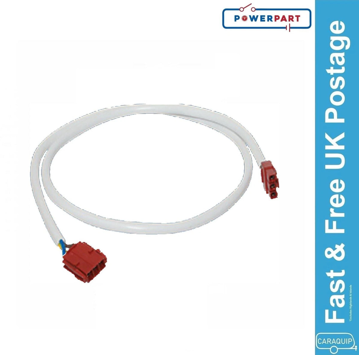 BCA Converter 230V Mains Extension Cable Harness for Caravan Motorhome (BC17020)