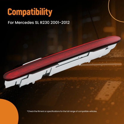 LED Third Brake Light for Mercedes Benz R230 SL500 SL600 SL63 (2001–2012)