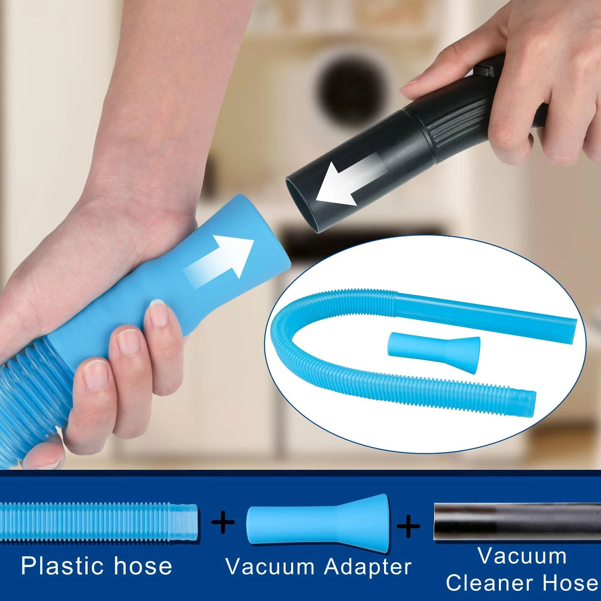 Dryer Vent Cleaner Kit Lint Vac Attachment for (30 Inches)