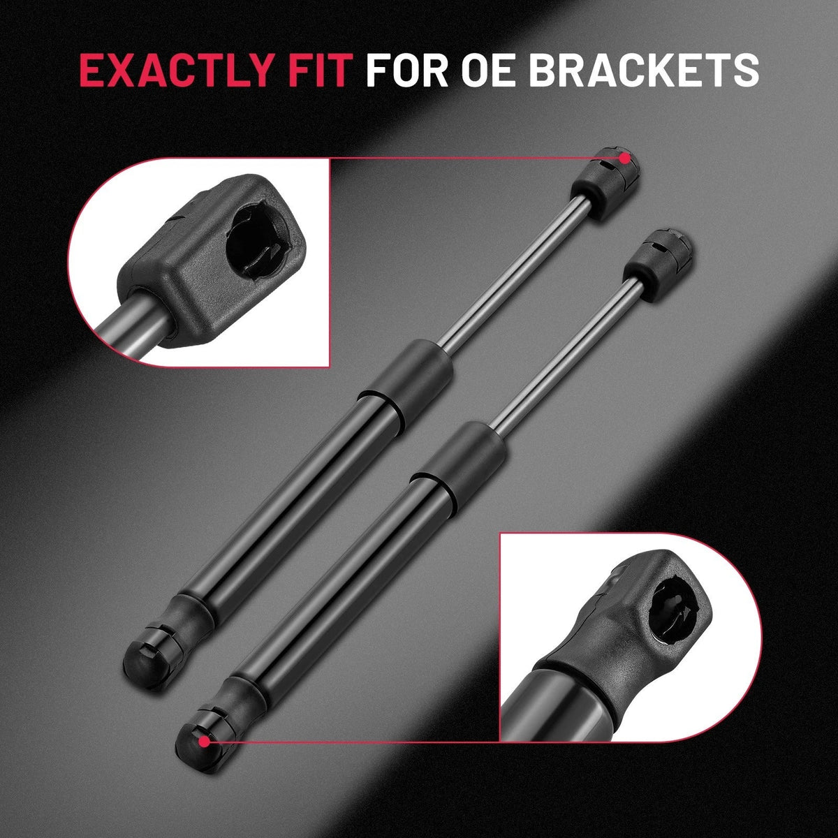 2x Hood Lift Gas Struts for Jeep Grand Cherokee (1999–2004)
