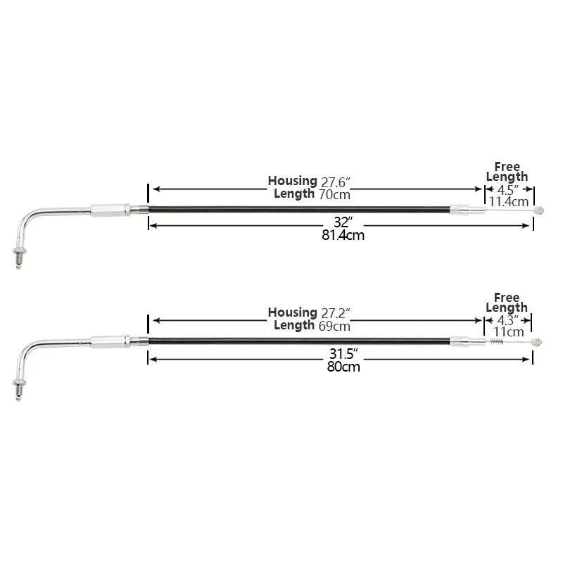 Throttle Cable for Harley Sportster Iron 883 1200 XL883 (N/A)