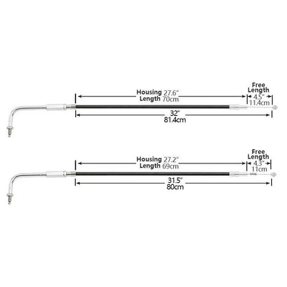 Throttle Cable for Harley Sportster Iron 883 1200 XL883 (N/A)