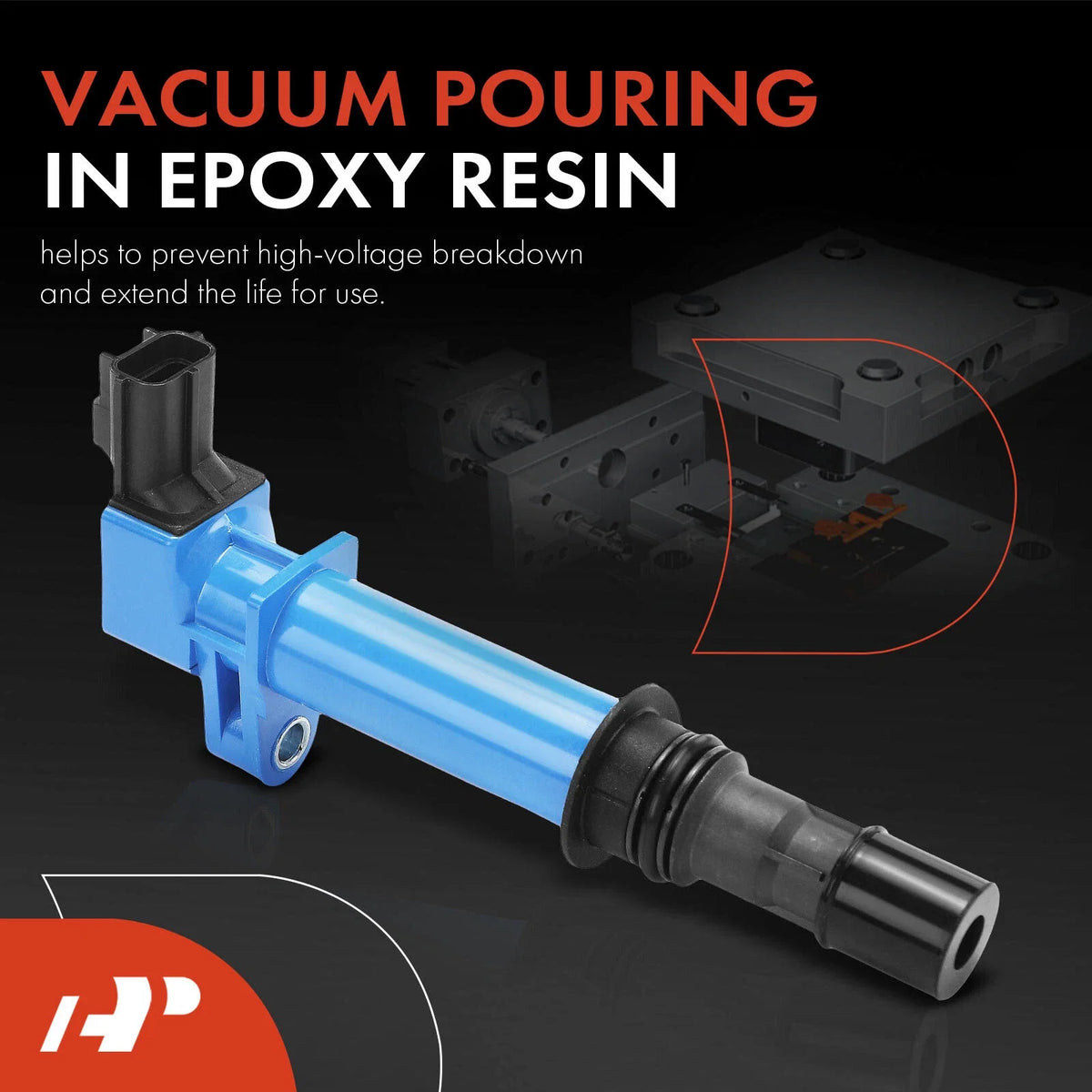 Set of 8 Blue Ignition Coils for Jeep Grand Cherokee (1999–2007) Dodge Ram 1500