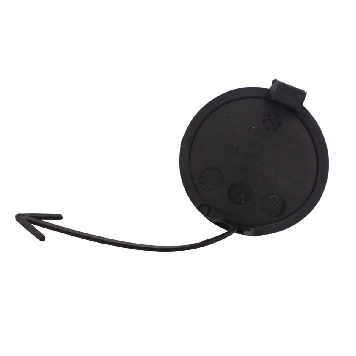 Bumper Cover Tow Hook Eye Cap for Jetta MK6 (2011–2014) 5C6807241, 5C6 807 241 B GRU, 5C6807241BGRU