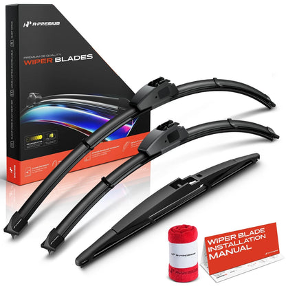 Set of 3 Windshield Wiper Blades for Mitsubishi Endeavor (26", 21", 12")