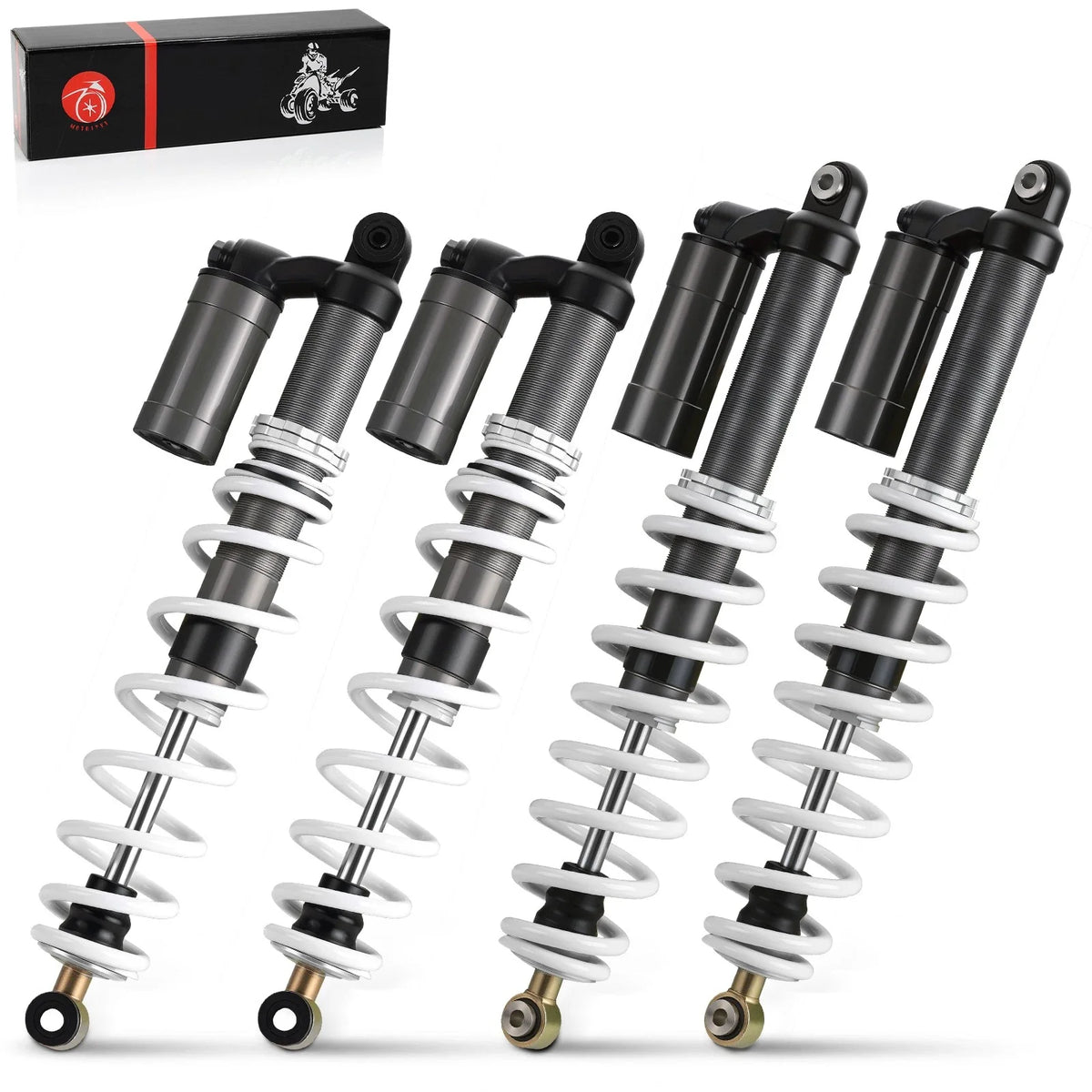Set of 2 Front & Rear Shock Absorbers for Polaris RZR 800 (2009–2012) 7043422 7043419