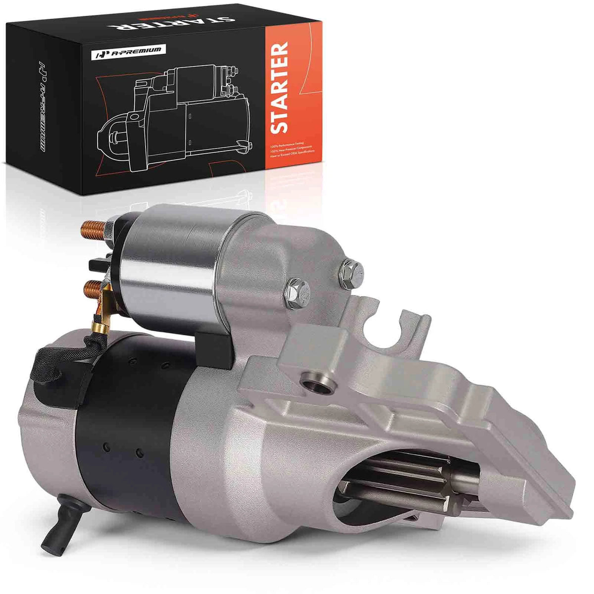 Starter for Volkswagen Golf Jetta L4 1.8L V6 2.8L (1999–2005) S114-875, 09A-911-023