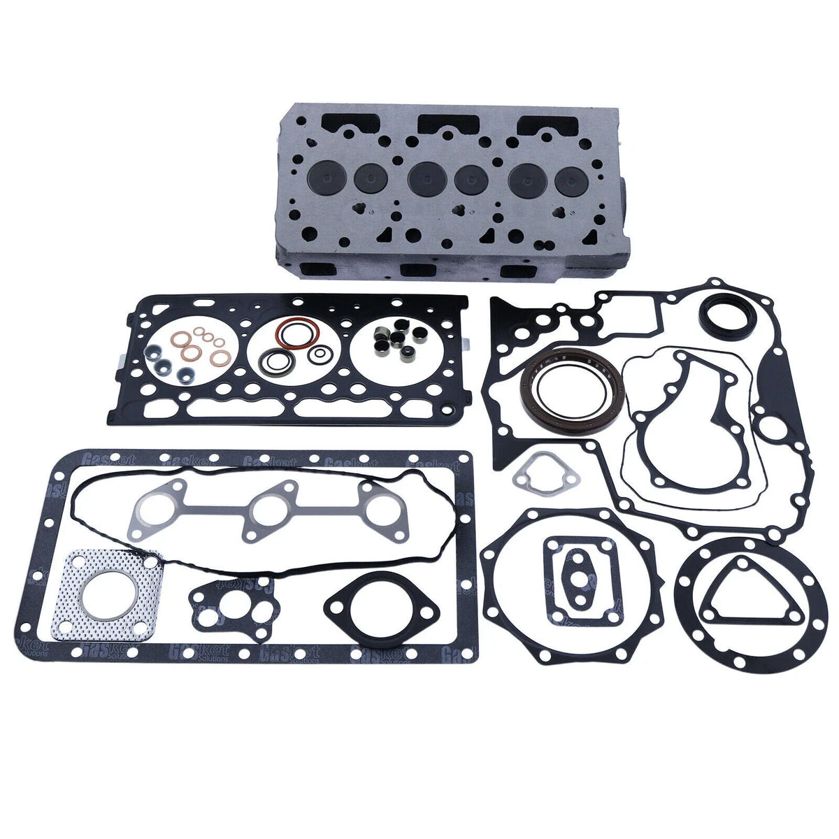 D902 Complete Cylinder Head with Valves + Gasket Kit for Kubota RTV900 (2004–2013)