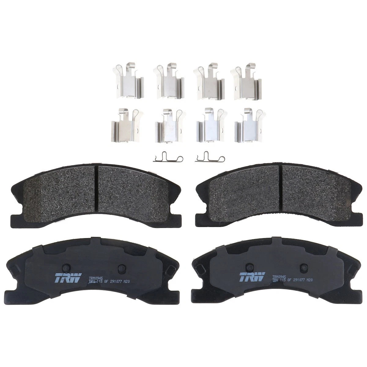 2X TRM0945 Brake Pad Set Front for Jeep Grand Cherokee (1999–2004)