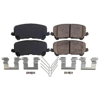 Set of 2 Powerstop Brake Pad Sets Rear for Honda Pilot Passport MDX (2014–2022)