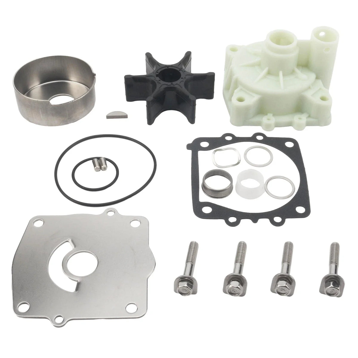 Water Pump Impeller Kit for Yamaha Outboard (61A-W0078-A2, 61A-W0078-A3)
