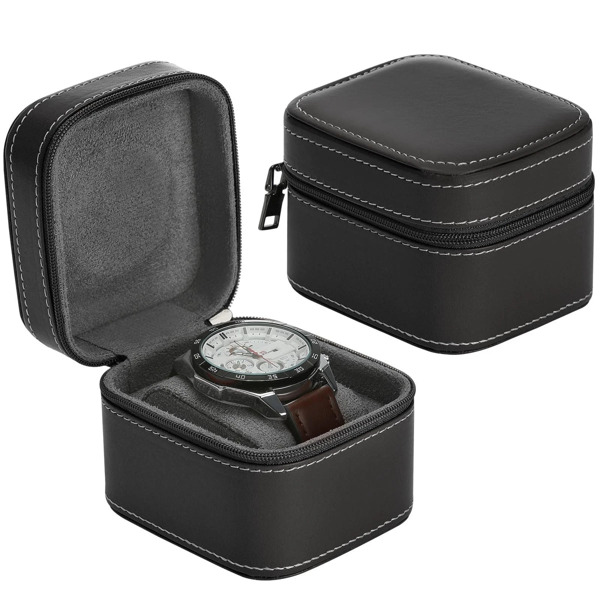 Watch Box for Small Watches (10x8x7.8 cm) - Black
